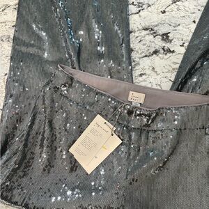 a new day Silver Sequin Flare Pants